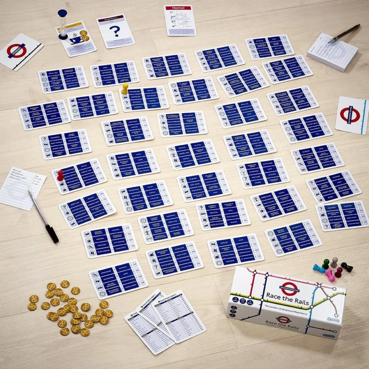 race_the_rails__tfl_london_underground_family_game_1.webp Clearance Race The Rails - TFL London Underground Family Game Kids Toys | Toys & Games