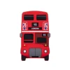 Hot Red Bus Rubber Magnet- Front Magnets | Fridge Magnets