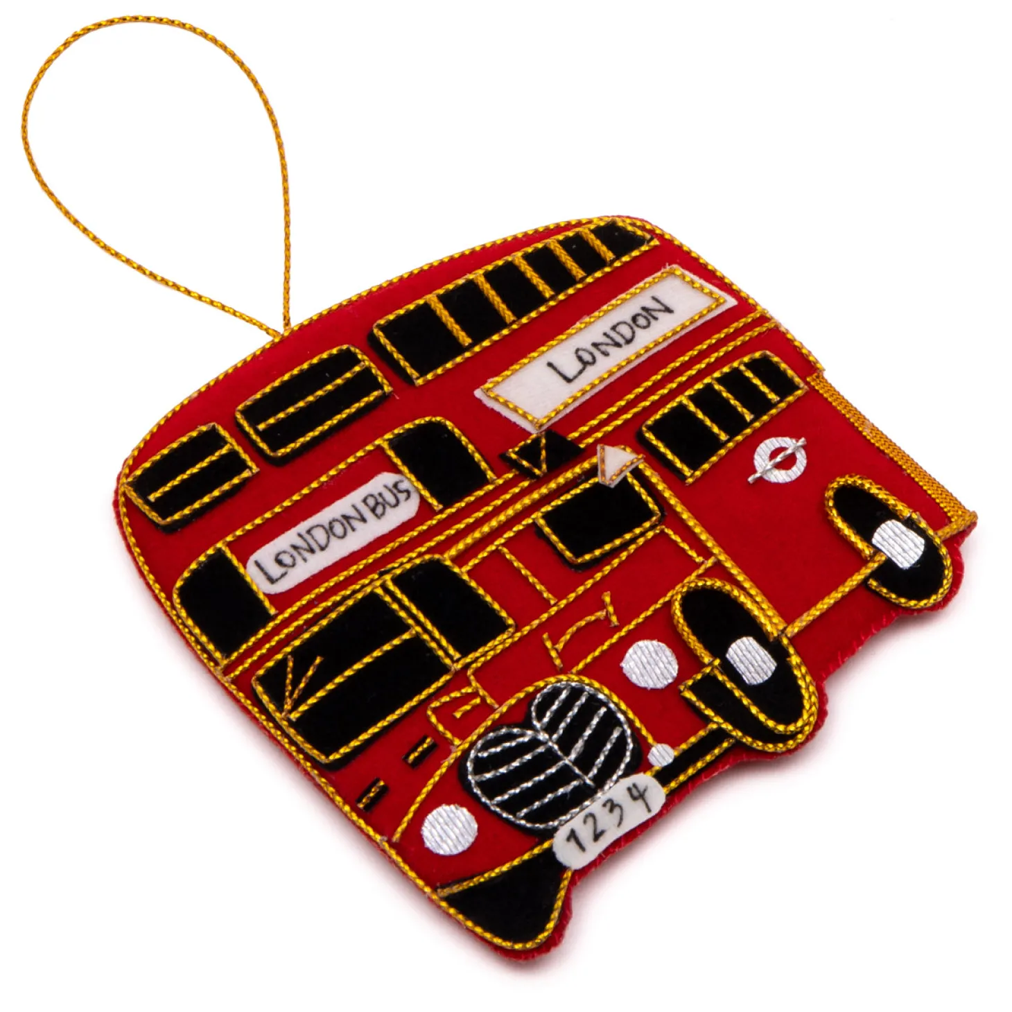 red_london_bus_stitched_christmas_decoration_1.webp Sale Red London Bus Stitched Christmas Decoration Christmas Decorations | Christmas Decorations