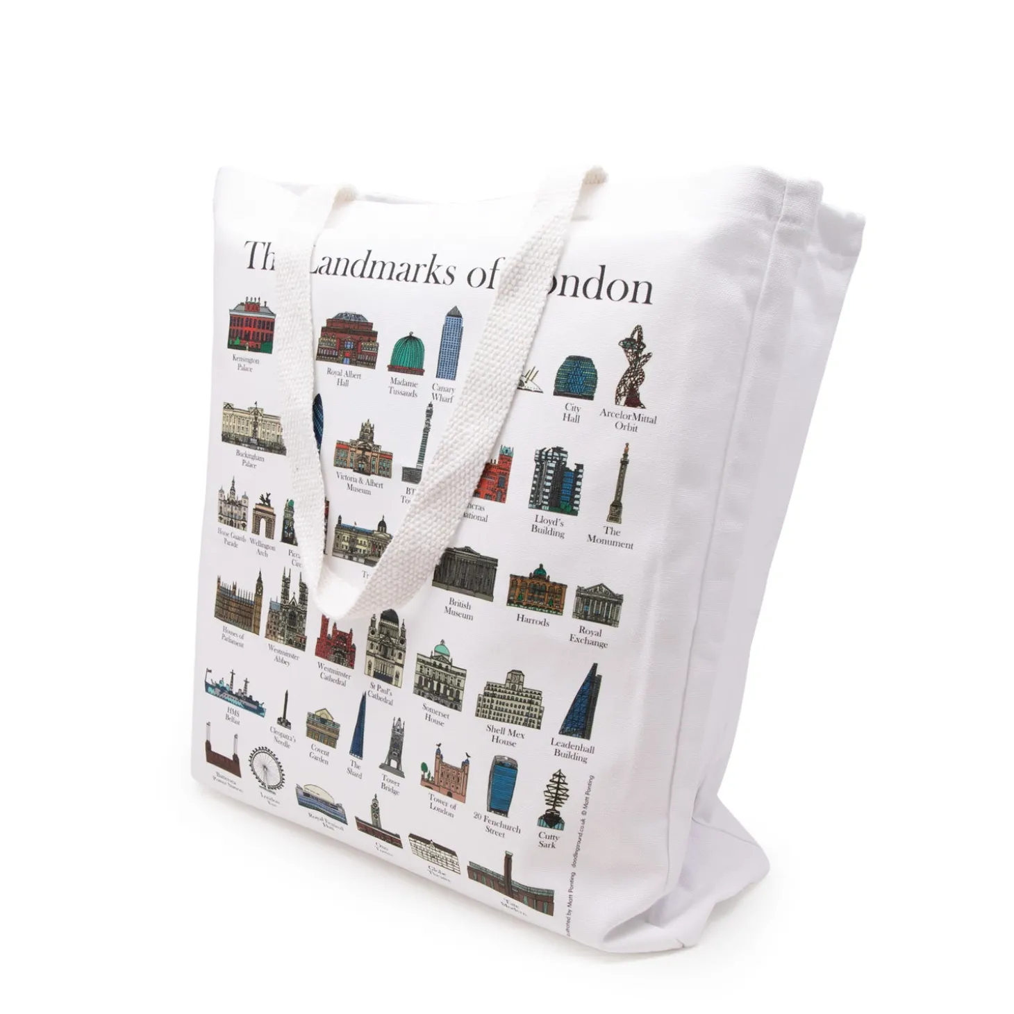 the_landmarks_of_london_cotton_canvas_tote_bag_1.webp Store The Landmarks Of London Cotton Canvas Tote Bag Bags | London Gifts