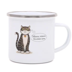 Best Enamel Mug Kids The Tower Bridge Cat | The Tower Bridge Cat