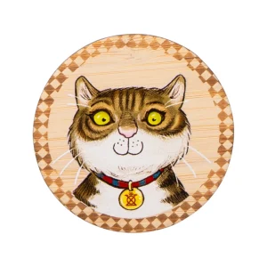 Hot Wooden Magnet - Head Kids The Tower Bridge Cat | The Tower Bridge Cat
