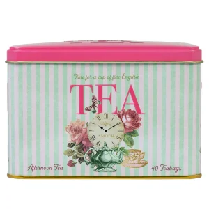 Hot Time For Tea - Pink Tin Food & Drink