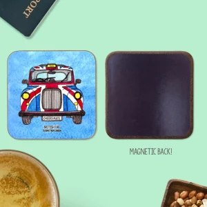 New - Magnetic Coaster - British Cab Coasters | London Gifts