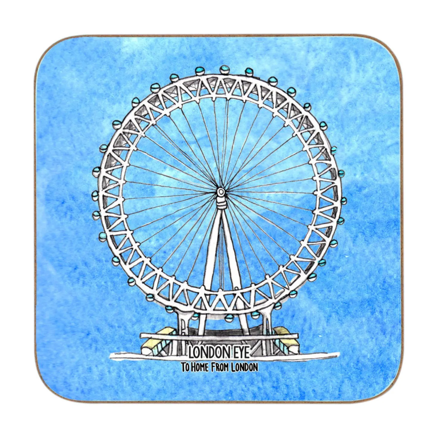 to_home_from_london__magnetic_coaster__london_eye_0.webp New - Magnetic Coaster - London Eye Coasters | Magnets