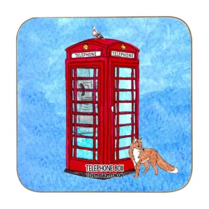 Best - Magnetic Coaster - Telephone Box Coasters | Magnets