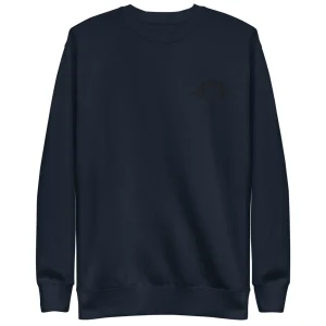 Cheap 1894 Tower Bridge - Thread Embroidered Unisex Premium Sweatshirt Clothing | Tower Bridge Gifts