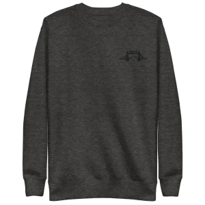 Cheap 1894 Tower Bridge - Thread Embroidered Unisex Premium Sweatshirt Clothing | Tower Bridge Gifts