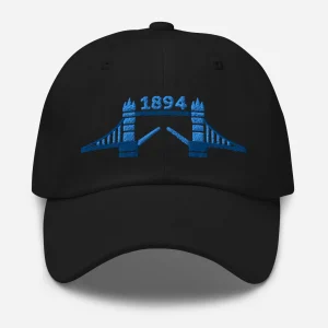 Outlet 1894 Tower Bridge - Blue Thread Embroidered Baseball Cap Clothing | Tower Bridge Gifts