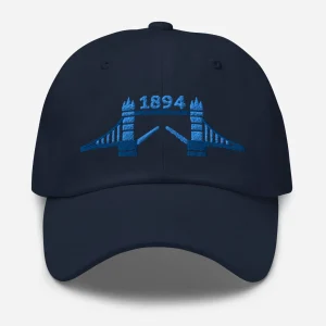 Outlet 1894 Tower Bridge - Blue Thread Embroidered Baseball Cap Clothing | Tower Bridge Gifts