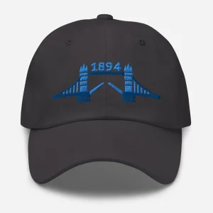 Outlet 1894 Tower Bridge - Blue Thread Embroidered Baseball Cap Clothing | Tower Bridge Gifts