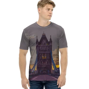 New Tower Bridge at Dawn - All Over Print - T-Shirt Clothing | Tower Bridge Gifts