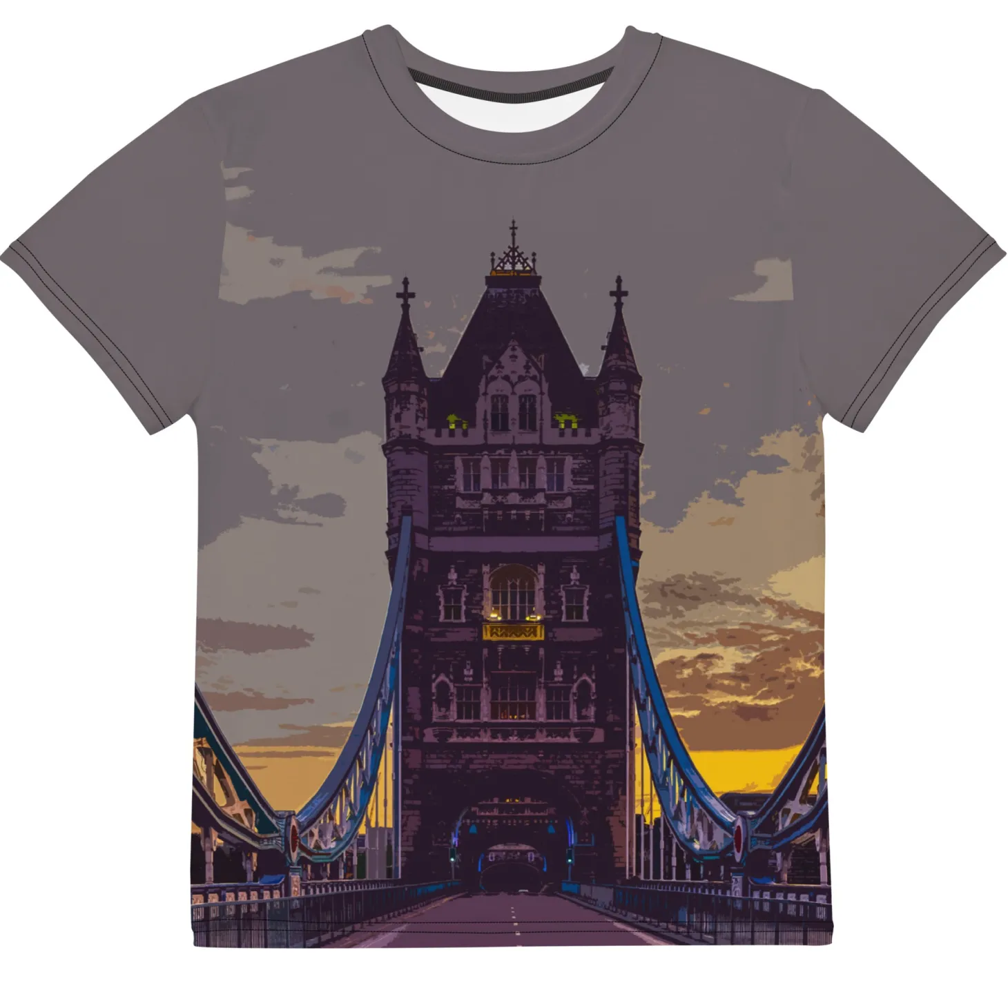 tower_bridge_at_dawn__all_over_print__youth_tshirt_1.webp Hot Tower Bridge at Dawn - All Over Print - Youth T-Shirt Kids Clothing | Children & Baby Clothing