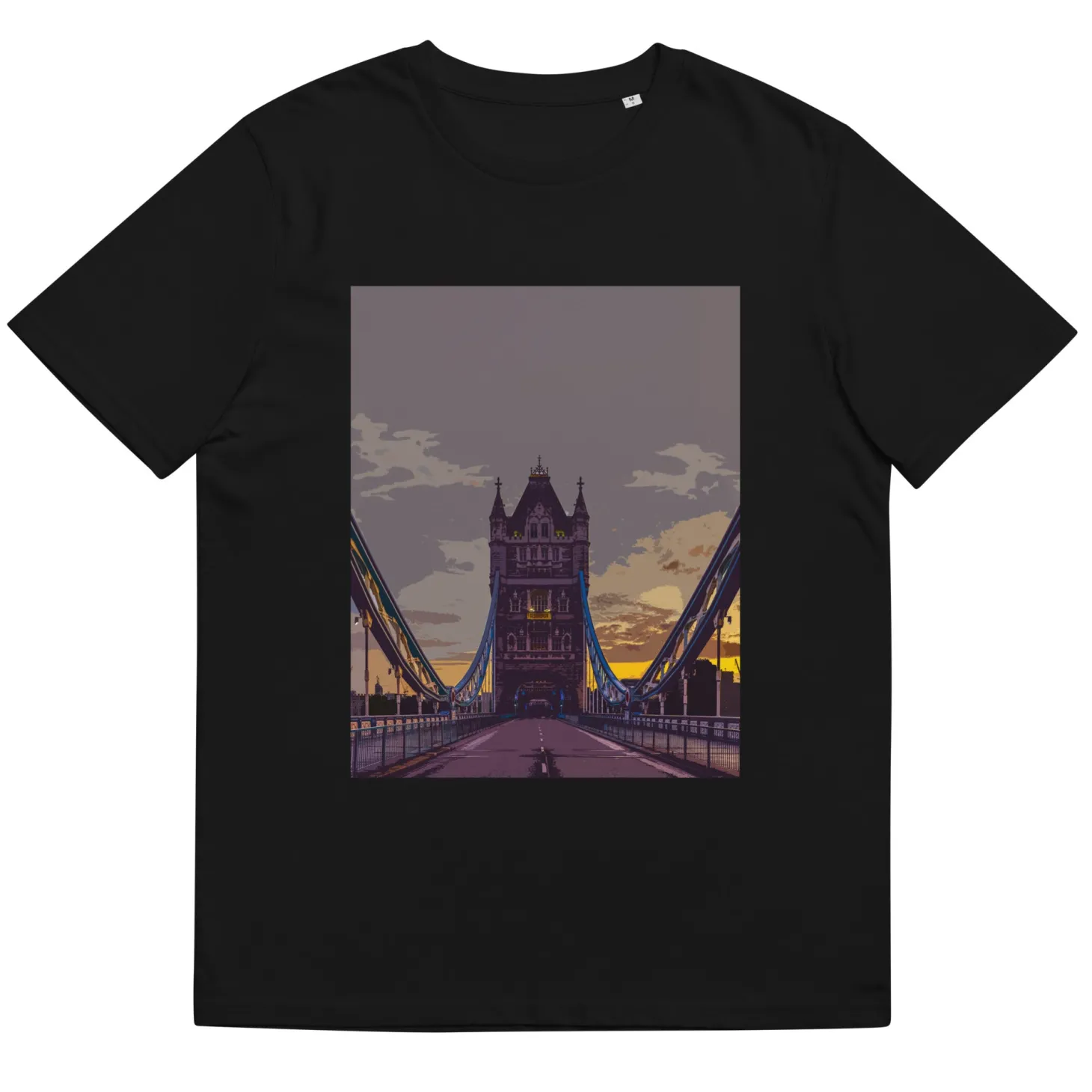 tower_bridge_at_dawn__organic_cotton_tshirt_0.webp Cheap Tower Bridge at Dawn - Organic Cotton T-Shirt Clothing | Tower Bridge Gifts