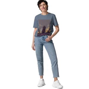 Cheap Tower Bridge at Dawn - Organic Cotton T-Shirt Clothing | Tower Bridge Gifts