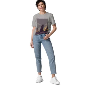 Cheap Tower Bridge at Dawn - Organic Cotton T-Shirt Clothing | Tower Bridge Gifts