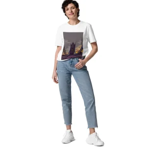 Cheap Tower Bridge at Dawn - Organic Cotton T-Shirt Clothing | Tower Bridge Gifts
