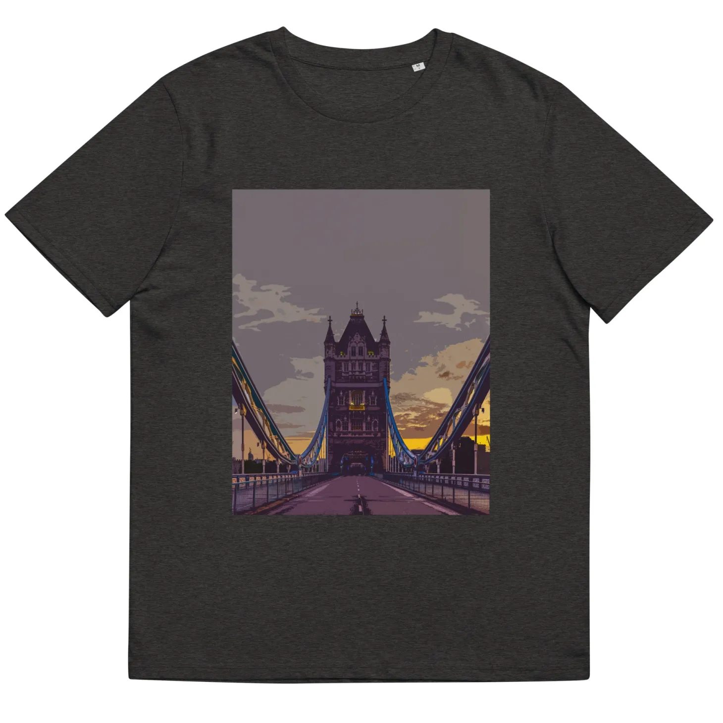 tower_bridge_at_dawn__organic_cotton_tshirt_4.webp Cheap Tower Bridge at Dawn - Organic Cotton T-Shirt Clothing | Tower Bridge Gifts