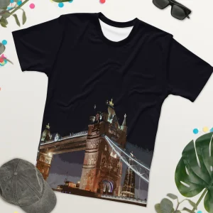 Best Sale Tower Bridge at Night - All Over Print - T-Shirt Clothing | Tower Bridge Gifts