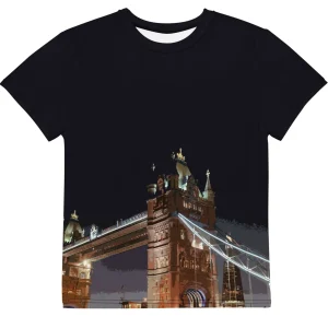 Store Tower Bridge at Night - All Over Print - Youth T-Shirt Kids Clothing | Children & Baby Clothing