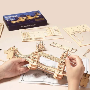 Best 3D Wooden Puzzle by Rolife Kids Tower Bridge Toys & Games | Tower Bridge Gifts