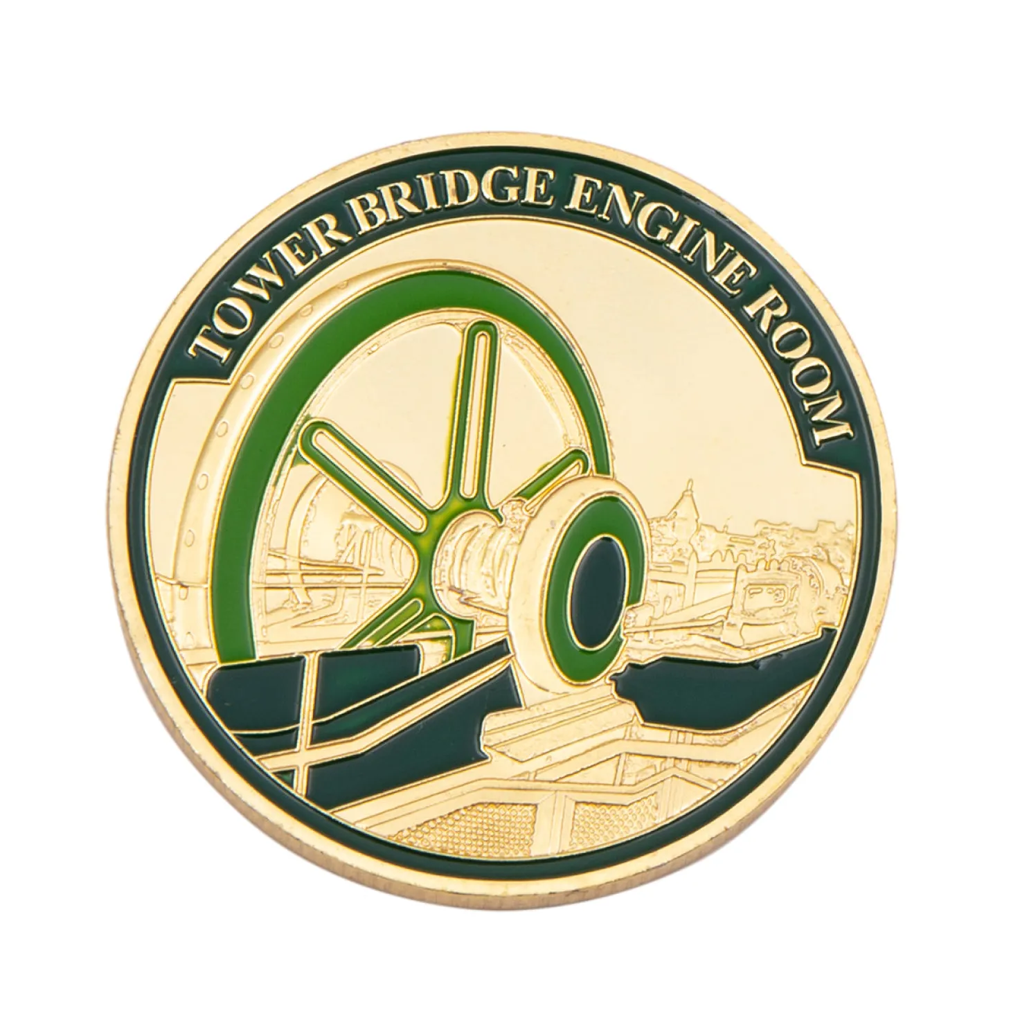 tower_bridge_engine_room_gold_medal_coin_0.webp Sale Engine Room Gold Medal Coin Coins & Collectible Currency | Tower Bridge Gifts
