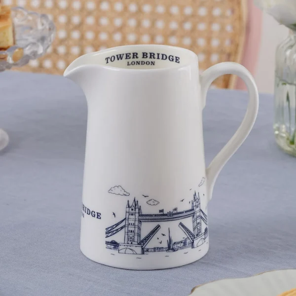 Clearance Tower Bridge Fine Bone China Jug by Tower Bridge Gifts