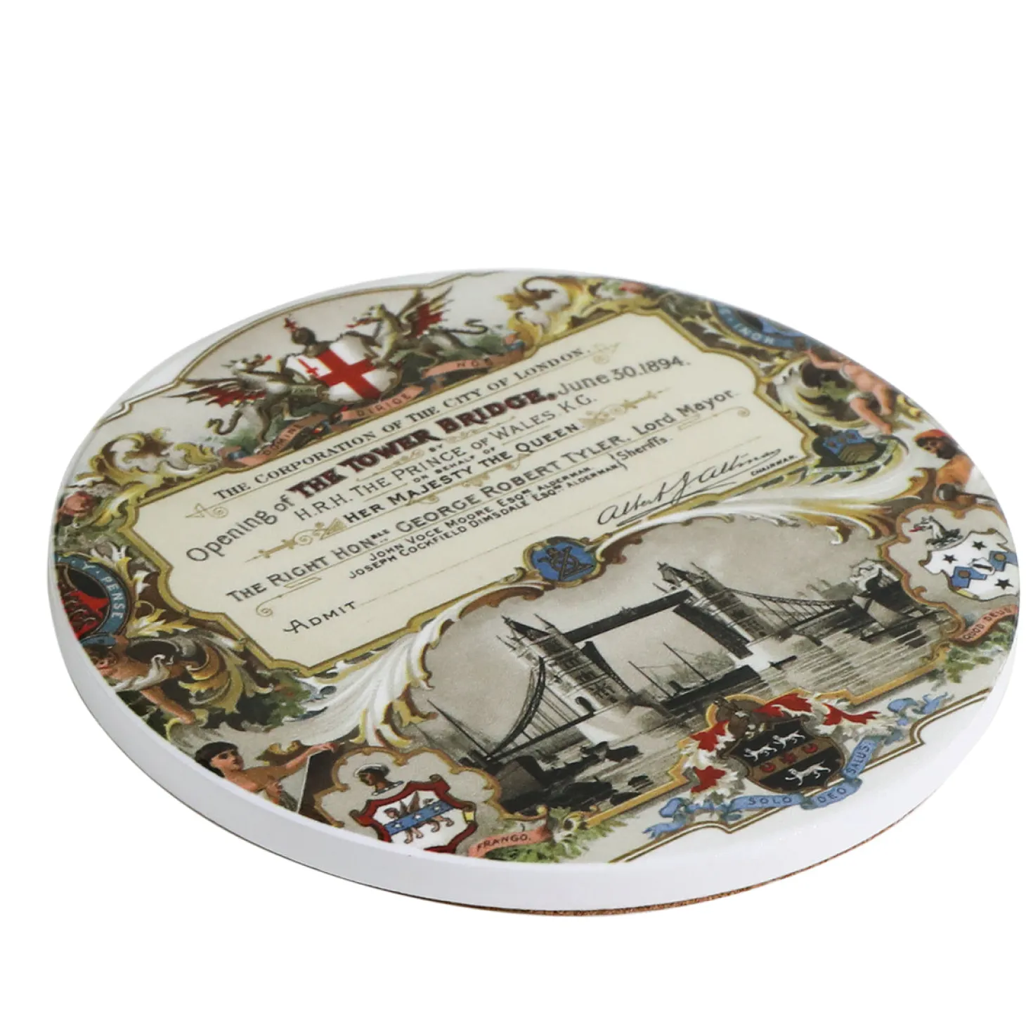 tower_bridge_invitation_coaster_0.webp Store Invitation Coaster Coasters | Tower Bridge Gifts