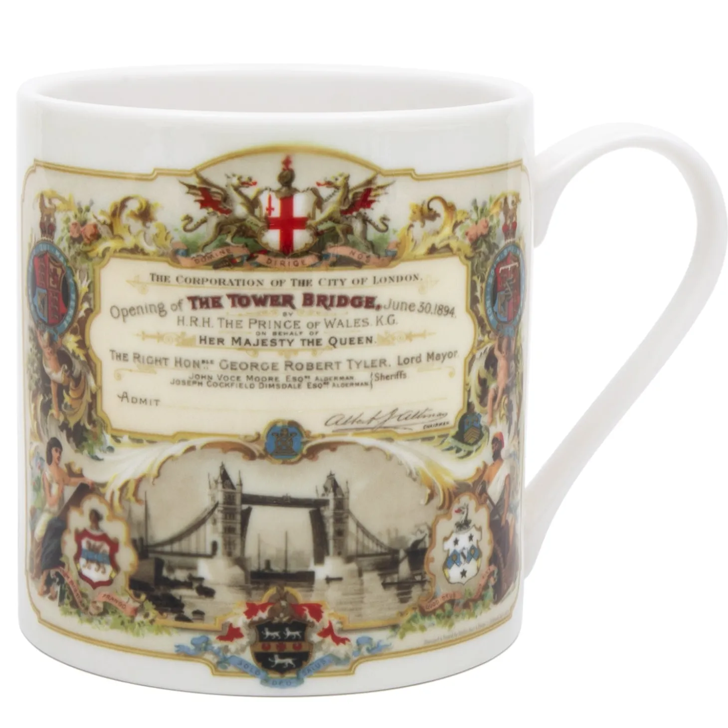 tower_bridge_invitation_mug_0.webp Best Sale Invitation Mug Mugs | Tower Bridge Gifts