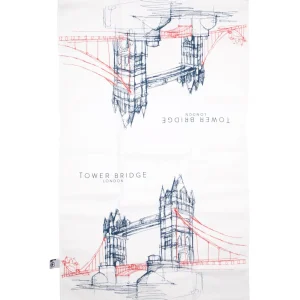 Online Line Tea Towel Tea Towels | Tower Bridge Gifts