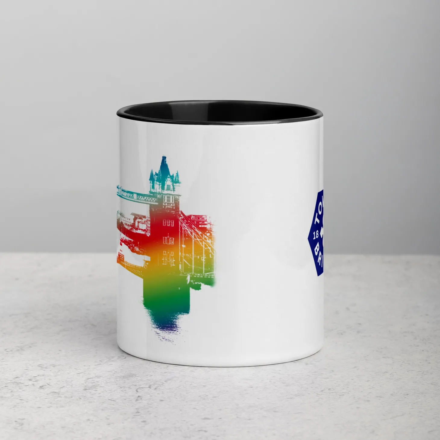 tower_bridge_rainbow__mug_with_colour_inside_1.webp Discount Tower Bridge Rainbow - Mug with Colour Inside Mugs | Tower Bridge Gifts