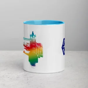 Discount Tower Bridge Rainbow - Mug with Colour Inside Mugs | Tower Bridge Gifts
