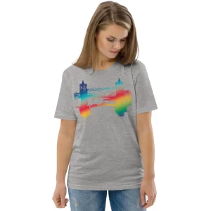 Discount Tower Bridge Rainbow - Organic Cotton T-Shirt Clothing | Tower Bridge Gifts