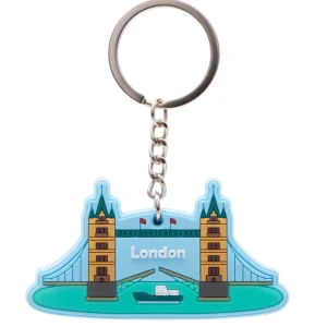 Outlet Rubber Keyring Keyrings | Tower Bridge Gifts