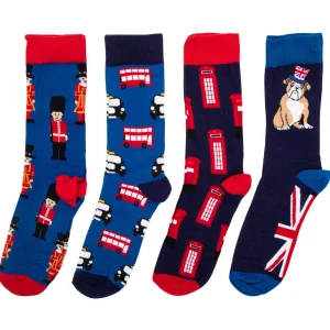 Cheap Socks London Bus Gift Box Clothing | Socks