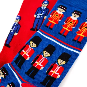 Fashion Socks Police/Guard Two Pack Clothing | Socks