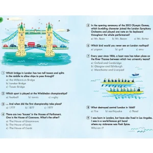 New Usborne London Quiz Book Children's Books | London Gifts