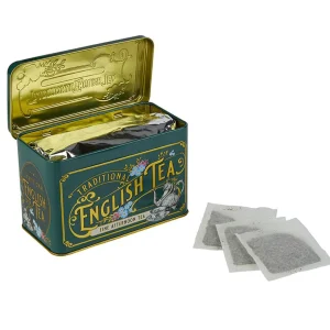 Outlet Victorian English Tea - Dark Green Tin Food & Drink