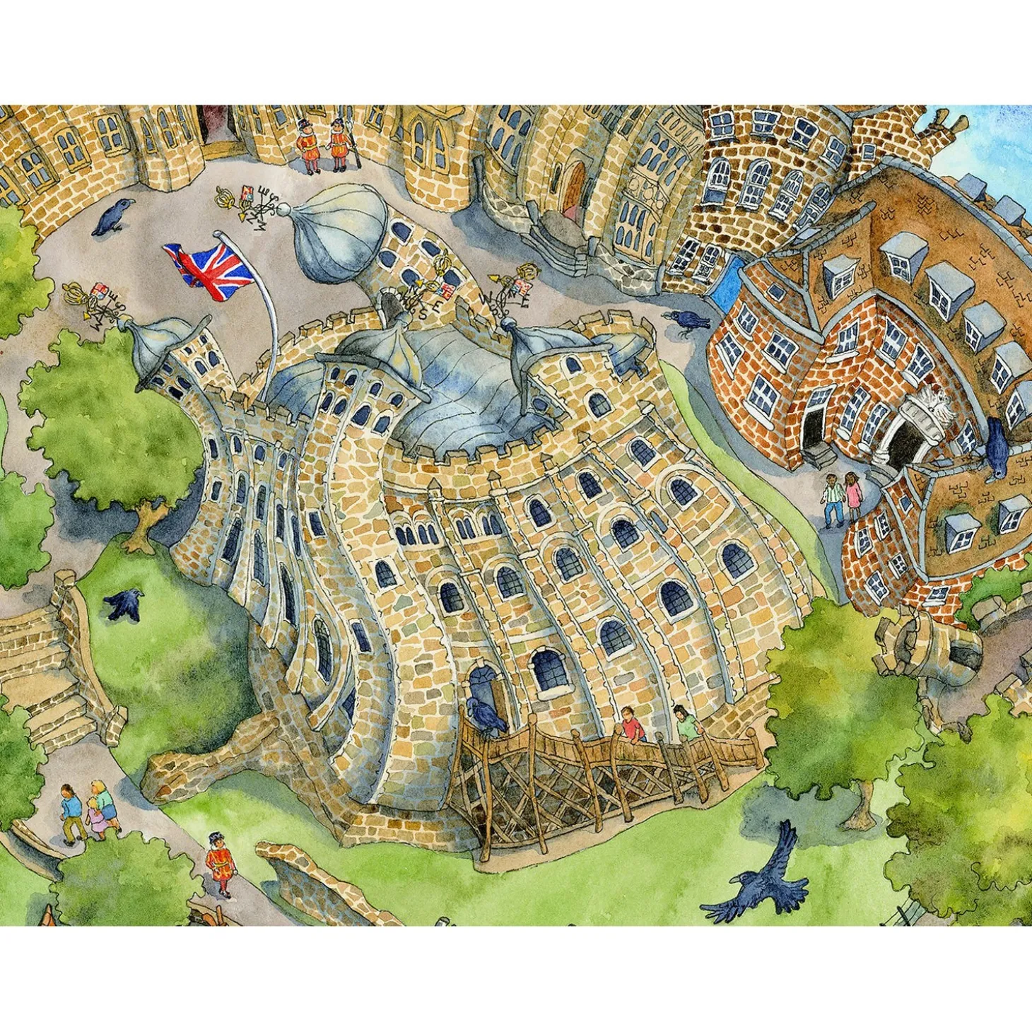 wendy_brown_tower_of_london_and_tower_bridge_limited_edition_print_2.webp Cheap Tower of London and Tower Bridge Limited Edition Print Prints & Posters | Tower Bridge Gifts